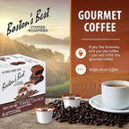 Boston’s Best - Brownie Toffee Flavored Delicious Gourmet Coffee Compatible with Keurig Coffee Maker, 1 Count (42 Single Serve Medium Roast Cups)