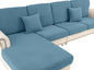 LA MEACK Couch Cushion Cover Chaise Lounge Cover Washable Separate Seat Chaise by LA+MEACK