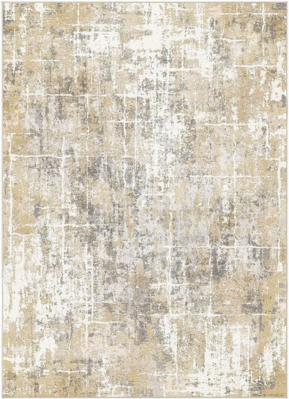 DMOYEST Area Rug Living Room Rugs 9x12 Washable Abstract Carpet | Neutral - Image 9