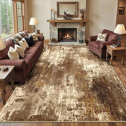 RELEANY Washable 5'x7' Abstract Area Rug - Image 9