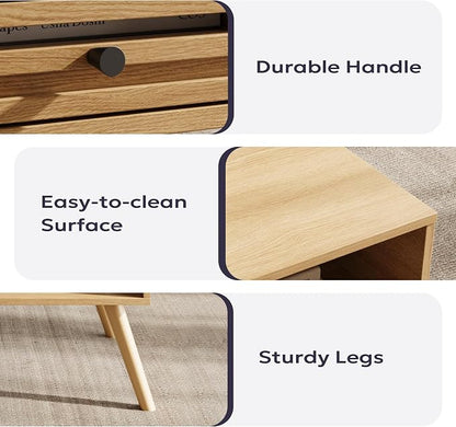 Furnify Mid Century Modern Coffee Table, CoffeeTable - Image 5