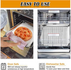 P&P CHEF Baking Oven Pan with Wire Rack, Stainless Steel Baking Oven Sheet Tray, Bacon Pan and Cooling Rack for Cooking Roasting Cookie, Dishwasher Safe & Easy Clean, 16 x 12 x 1 Inch