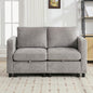 WUTUTUEE 58”Modular Sectional Loveseat Sofa, Modern Love Seat 2 Seater Sofa by WUTUTUEE