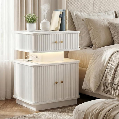 Night Stand, LED Nightstand, Modern Nightstand by Akmakm