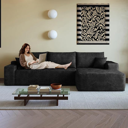 108" Sectional Couches for Living Room Cloud Couch Sofa - Image 8