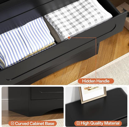 3 Piece Bedroom Set, Dresser and Nightstand Sets - Image 7