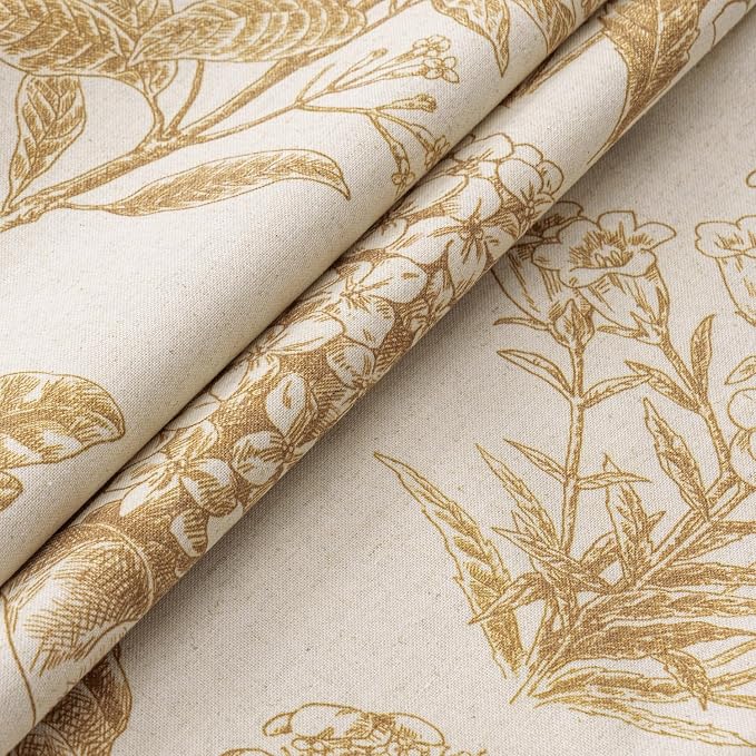 Set of 2 Decorative Floral Pillow Covers 22x22 Inch Light Yellow | Neutral - Image 2