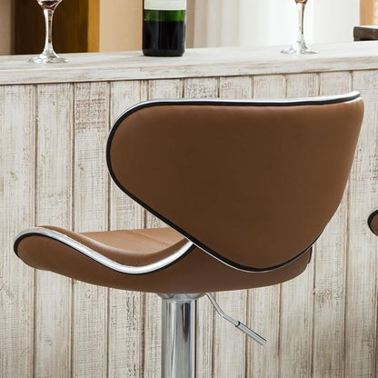Roundhill Furniture Masaccio Cushioned Leatherette Upholstery Airlift - Image 4