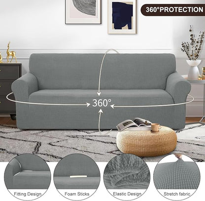 U-NICE HOME Stretch Couch Cover Slipcover - Image 3