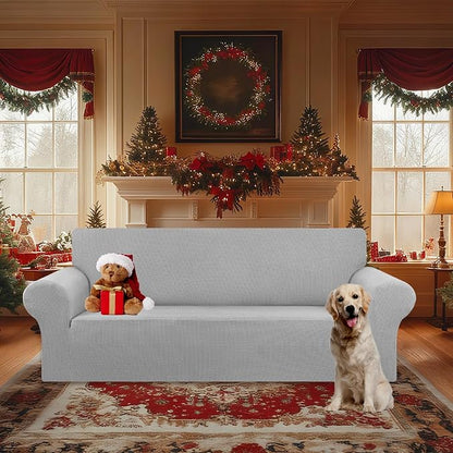 Stretch Oversized Couch Covers for Sofa Slipcover, Soft Jacquard Non-Slip - Image 2