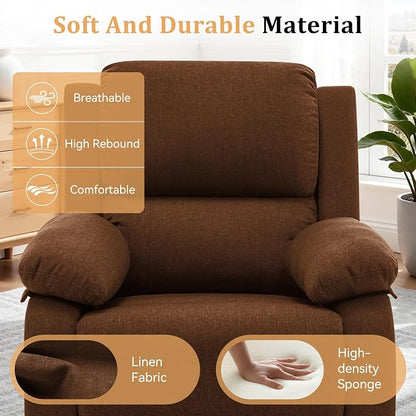 Korser Recliner Chair, 360 Swivel Rocker Chair - Image 6