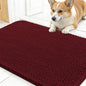 OLANLY Dog Door Mat for Muddy Paws 30x17, Super Absorbent Chenille Mud Mat | by OLANLY