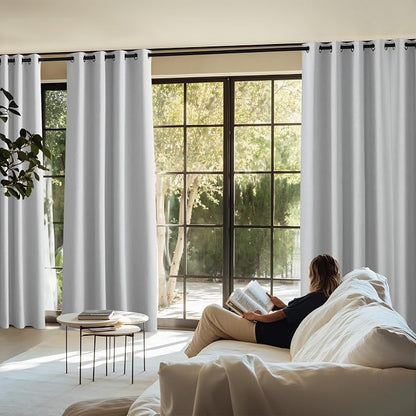 NICETOWN White Blackout Curtains - Image 8
