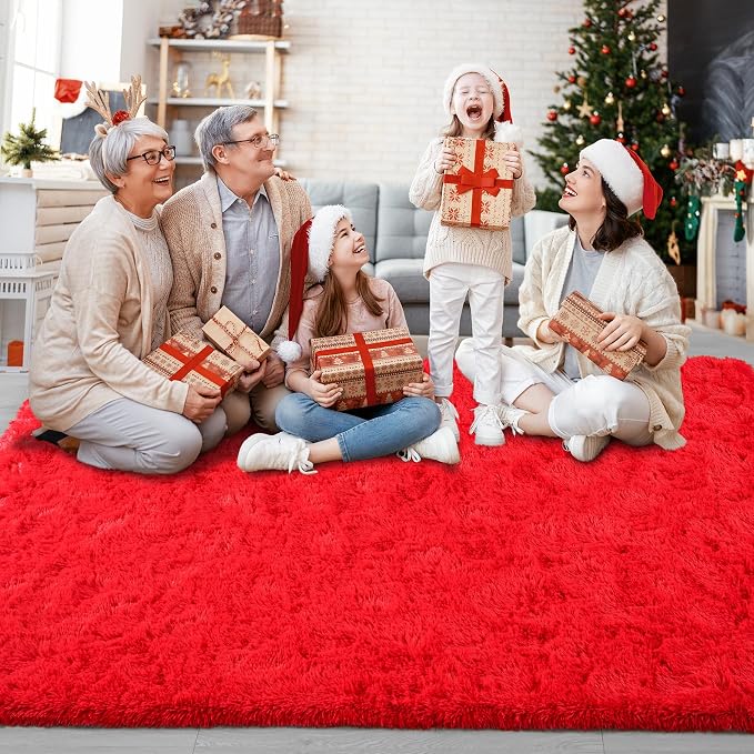 Chicrug Soft Area Rugs for Bedroom Living Room Plush Fluffy Rug 3x5 | Shag - Image 9