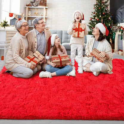 Chicrug Soft Area Rugs for Bedroom Living Room Plush Fluffy Rug 5x8 | Shag - Image 4