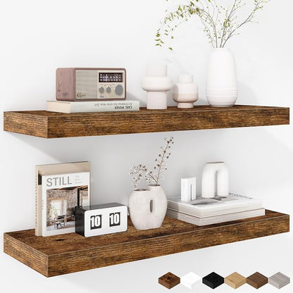 Fun Memories 24 Inch Floating Shelves by FunMemories