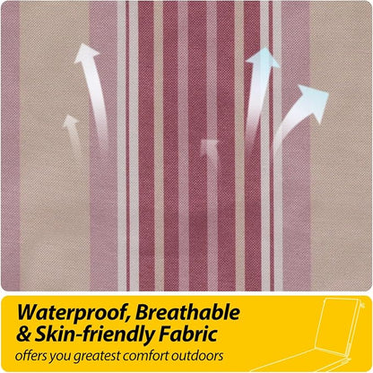 AAAAAcessories Outdoor Chaise Lounge Cushions, Fade-Resistant, Waterproof Patio - Image 4