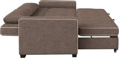Serta Ainsley 72.6" Convertible Sleeper Sofa, Queen Size, Dreamcoil Comfort - Image 12