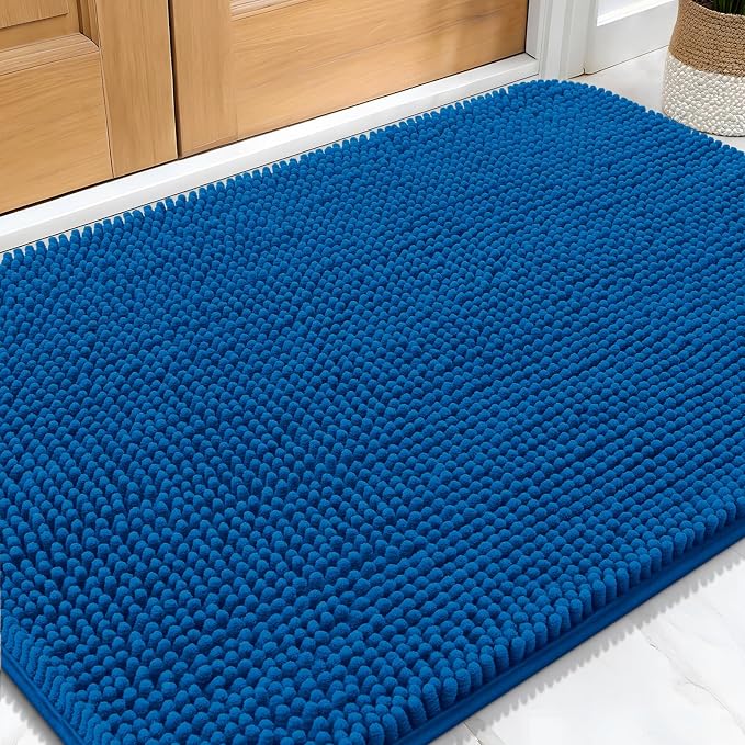 OLANLY Dog Door Mat for Muddy Paws 34x21, Super Absorbent Chenille Mud Mat | by OLANLY