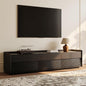 POVISON Fully-Assembled Mid Century Modern TV Stand, 78.74" Wood Media Console by POVISON