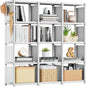 Mavivegue Book Shelf, 12 Cube Storage Organizer, Closet Storage Organizer by Mavivegue
