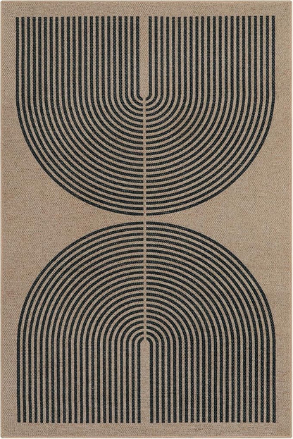 Lahome Modern Rainbow Easy Jute 6x9 Rug, Large Living Room Carpet Washable - Image 7