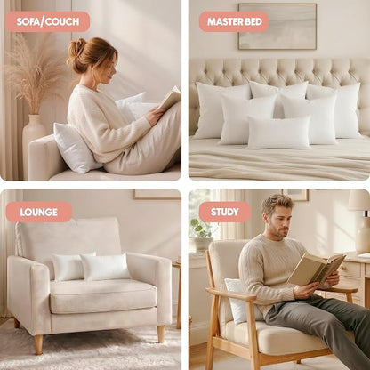 Utopia Bedding 14x22 Pillow Inserts, 2 Pack | Indoor cushion inserts - Image 5