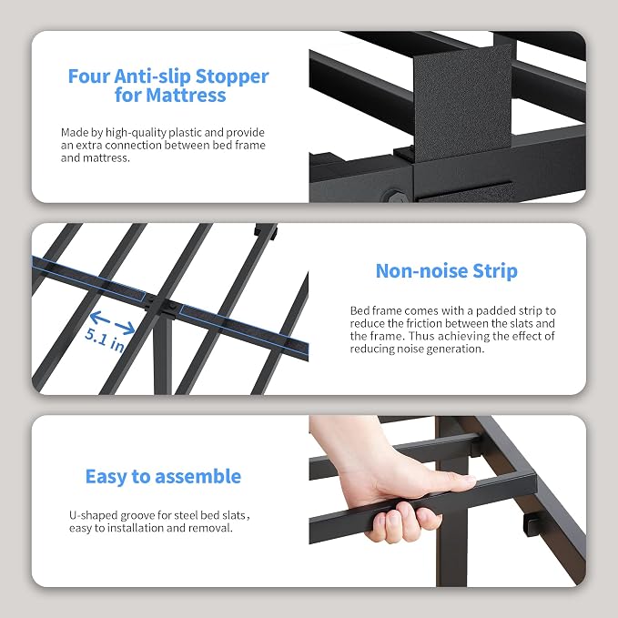 ROIL 12 inch Twin Bed Frames - Image 4