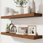 fuqing Rustic Floating Shelves for Wall, 36 Inch Floating Shelves Set of 2 by Fuqing