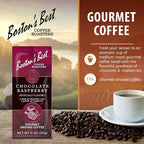 Boston’s Best Coffee – Chocolate Raspberry Flavored Gourmet Ground Coffee – Medium Roast – 11 oz