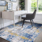 RELEANY Washable 4'x6' Abstract Area Rug by RELEANY
