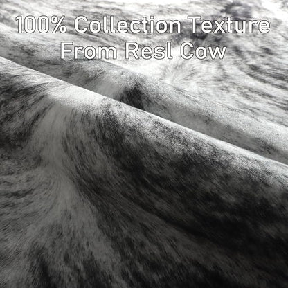 8x10 Faux Cowhide Area Rug for Living Room Animal Skin Rug, Cool Western - Image 4