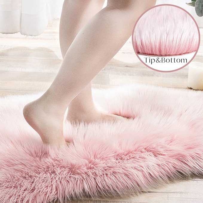 Ashler Faux Fur Rug - Image 4