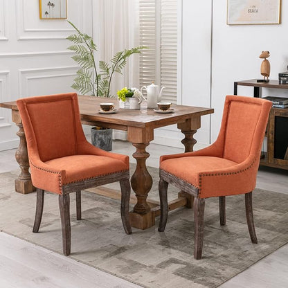 Modern Dining Chairs Set of 2, High Back Dining Chairs Side Chairs - Image 2