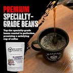 Blackout Coffee Blueberry Crumble Flavored Medium Roast - Freshly Roasted in the USA - 12 oz Ground Coffee Pouch