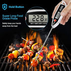 Meat Food Thermometer, Digital Candy Cooking Thermometer, Kitchen Cooking Thermometer Instant Read for BBQ Grill, Oil, Milk, Bath Water, Deep Fry, Candle Temperature
