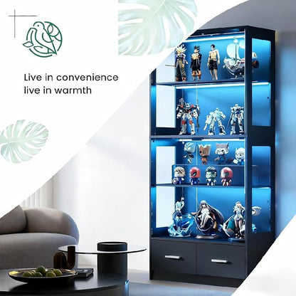 Lamtor Display Cabinet with Glass Doors - Image 9