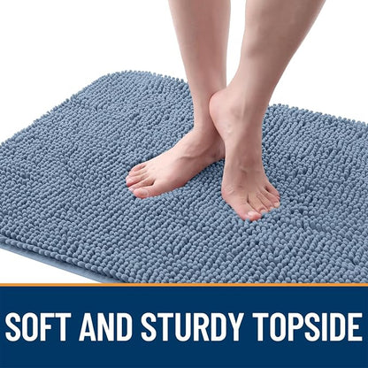 OLANLY Dog Door Mat for Muddy Paws 47x20, Super Absorbent Chenille Mud Mat | - Image 4