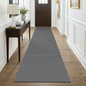 KOZYFLY Cotton Runners for Hallway 3x9, Wide Washable Runner Rug, Woven Non by KOZYFLY