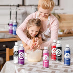 Pink Gel Food Coloring 4.5 oz Professional Grade Pink Food Dye Concentrated Gel Food Coloring for Icing Baking Cake Decorating Cookie Fondant Slime Easter Egg