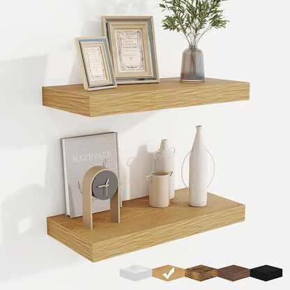 fuqing Floating Shelves for Wall, Wall Mounted Wood Floating Shelf by Fuqing