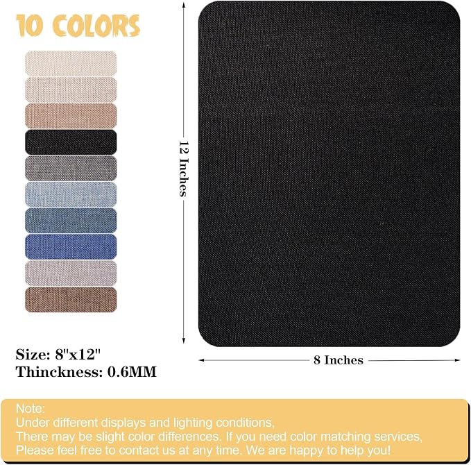 Canvas Repair Patch 8 x12 Inch, Self-Adhesive Waterproof Linen Repair Patches - Image 2
