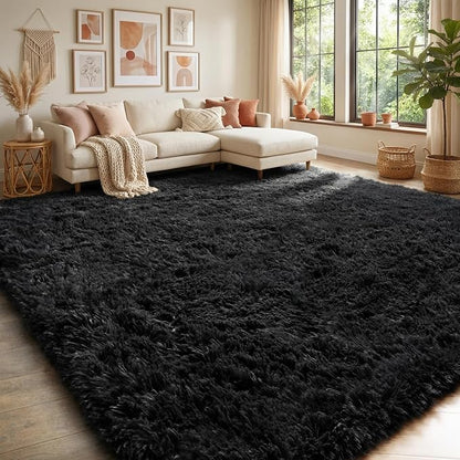 6x9 Ft Fluffy Bedroom Rugs, Fuzzy Shaggy Carpet, Indoor Plush Nursery Rugs - Image 6