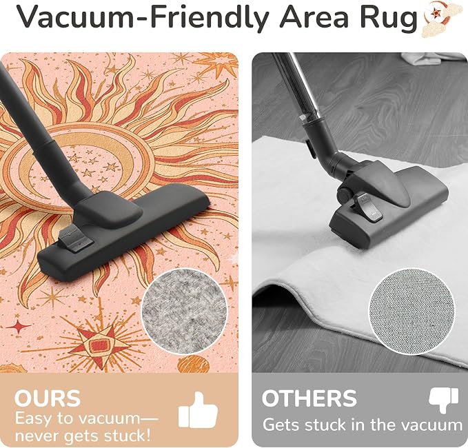 Vacuum-Friendly, 2x10 Washable Area Rug - Image 5