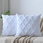 Set of 2 Soft Moroccan Throw Pillow Covers 20x20 Inch Plush Boho Decorative by Cozoomy
