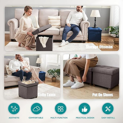 BRIAN & DANY Small Ottoman - Image 6