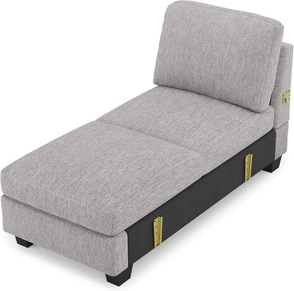 Belffin Modular Sectional Sleeper Sofa Bed - Image 9