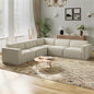 Novilla 109" Modular Sectional Sofa, No Assembly Cloud Sectional Couch by Novilla