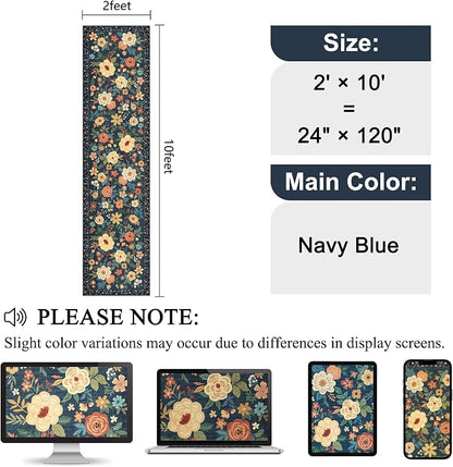DUKINO 2x10 Runner Rug, Washable Kitchen Runner Rug Non Slip, Low Pile - Image 2