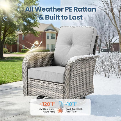 Weaxty Wicker Patio Furniture Set - Image 8